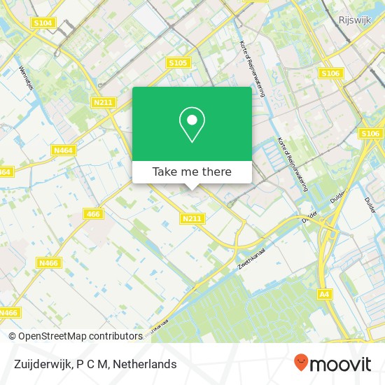 Zuijderwijk, P C M map