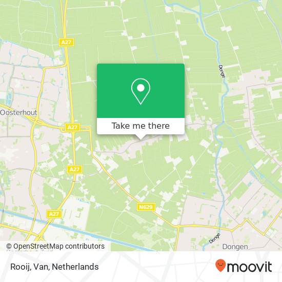 Rooij, Van map