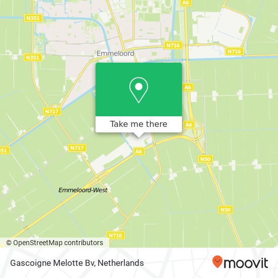 Gascoigne Melotte Bv map