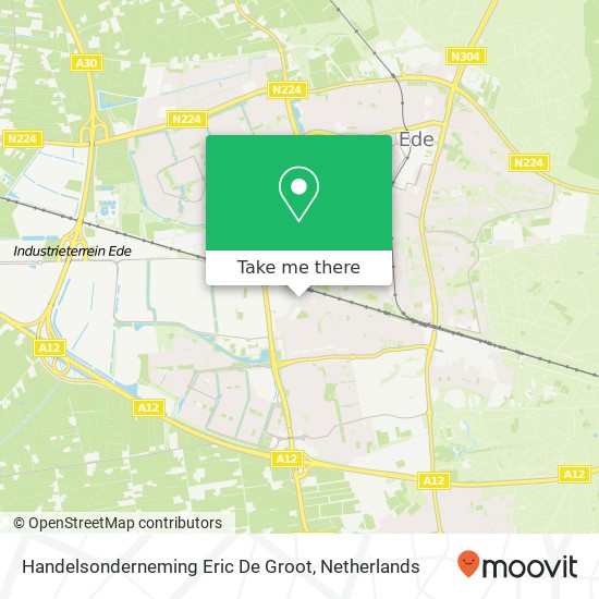 Handelsonderneming Eric De Groot map