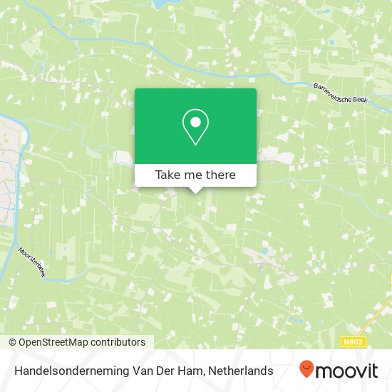 Handelsonderneming Van Der Ham map