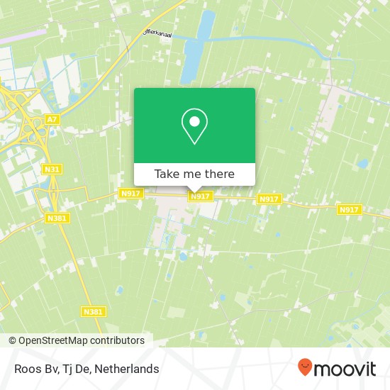 Roos Bv, Tj De map