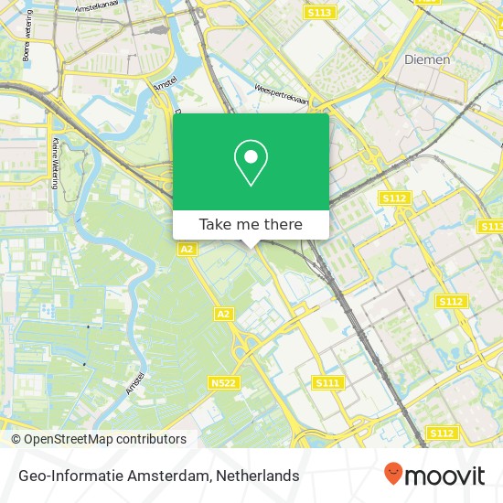 Geo-Informatie Amsterdam Karte