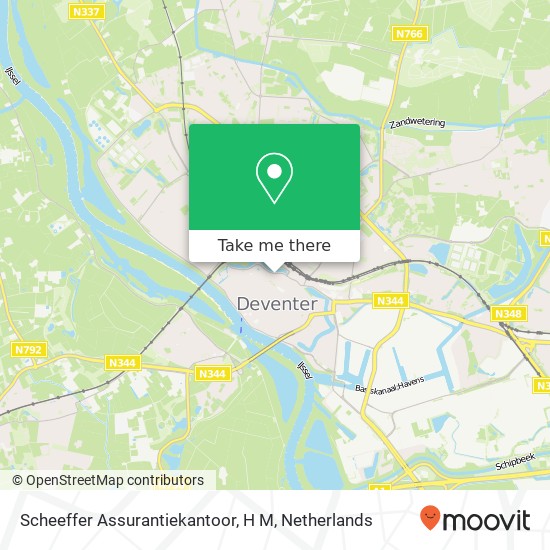 Scheeffer Assurantiekantoor, H M map