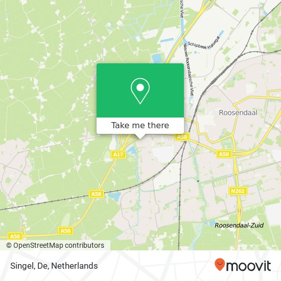 Singel, De map