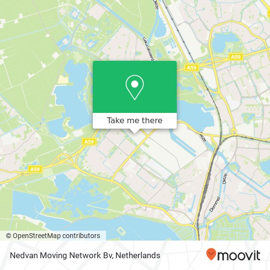 Nedvan Moving Network Bv map