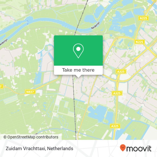 Zuidam Vrachttaxi map