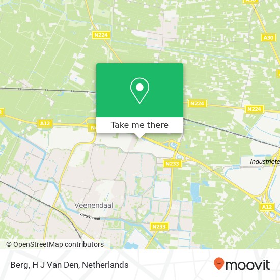 Berg, H J Van Den map