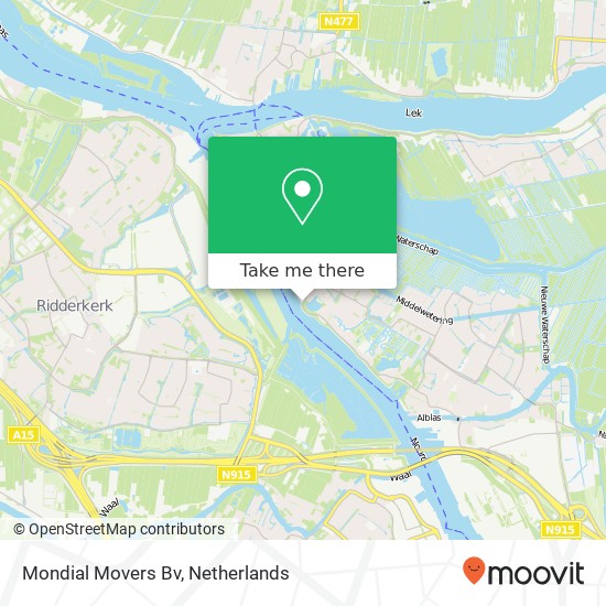 Mondial Movers Bv map