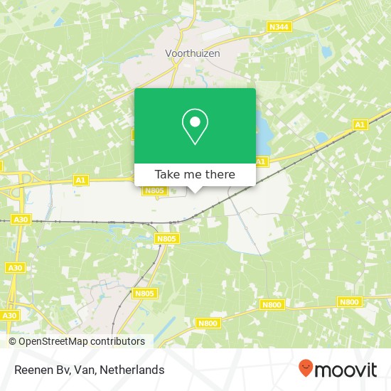 Reenen Bv, Van map