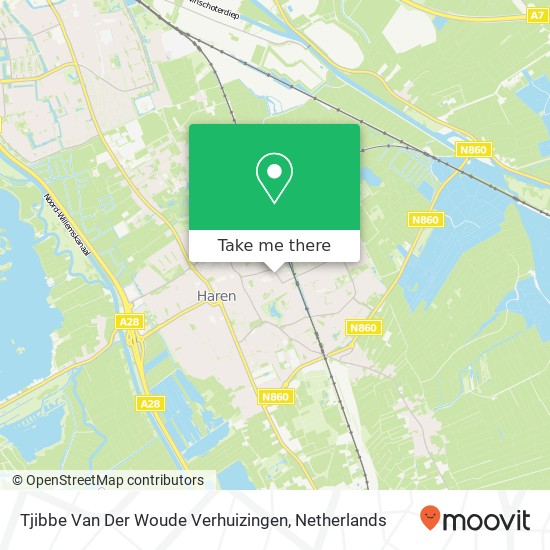 Tjibbe Van Der Woude Verhuizingen map