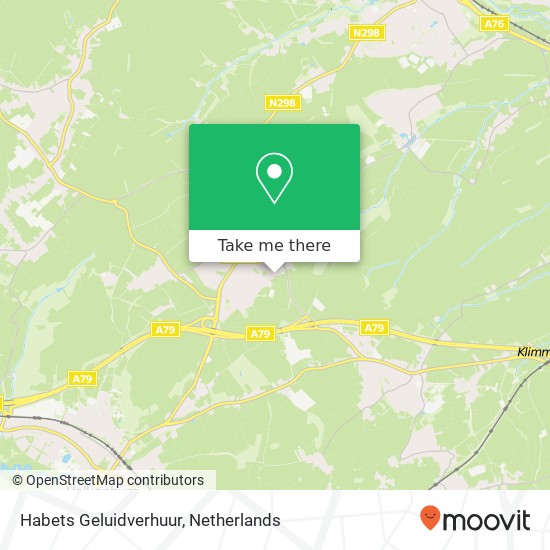 Habets Geluidverhuur map