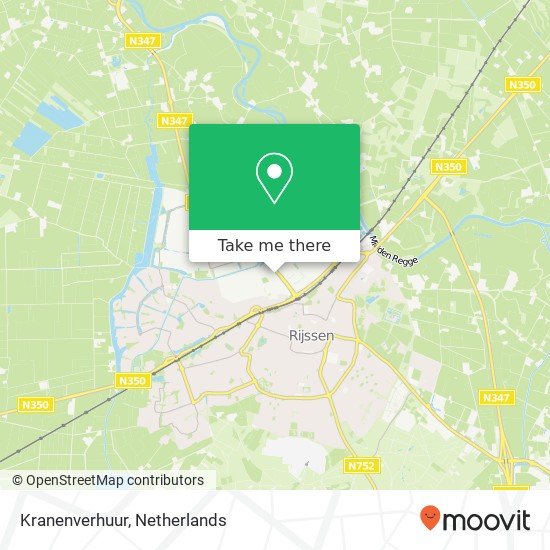 Kranenverhuur map