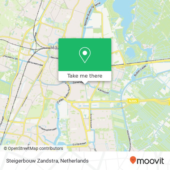 Steigerbouw Zandstra map