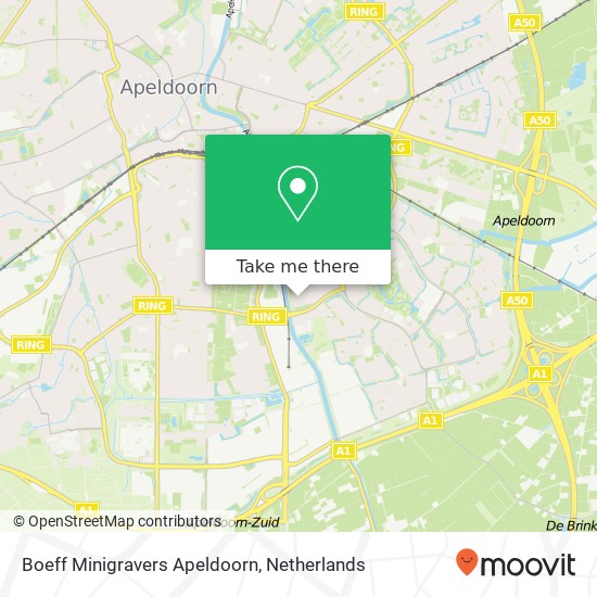 Boeff Minigravers Apeldoorn map