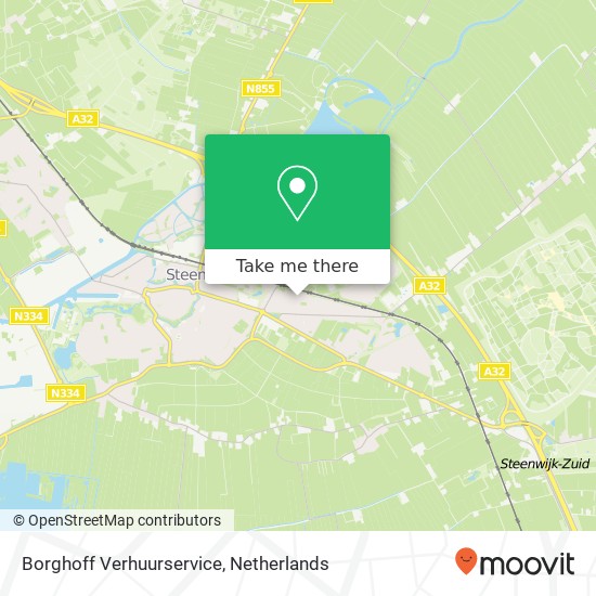 Borghoff Verhuurservice map