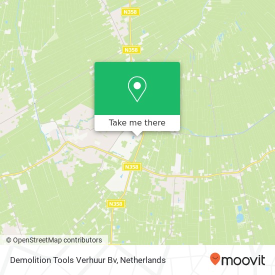 Demolition Tools Verhuur Bv map