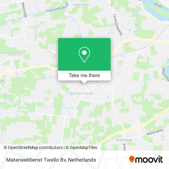 Materieeldienst Twello Bv map