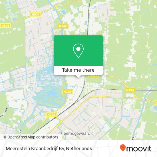 Meerestein Kraanbedrijf Bv map