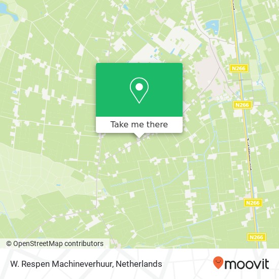 W. Respen Machineverhuur map