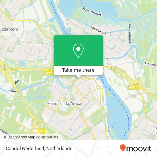 Candol Nederland Karte