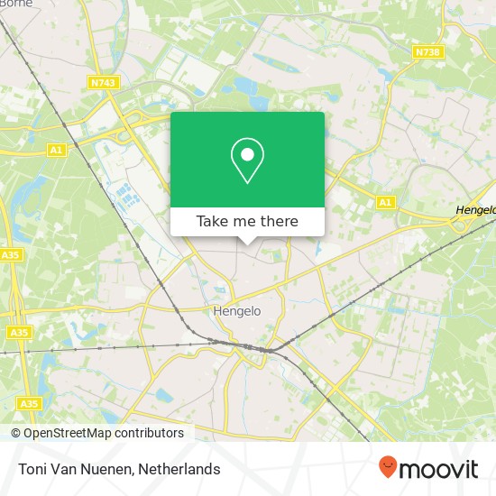 Toni Van Nuenen map