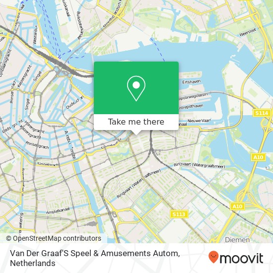 Van Der Graaf'S Speel & Amusements Autom Karte