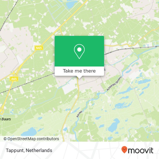 Tappunt map