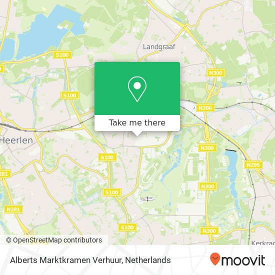 Alberts Marktkramen Verhuur map