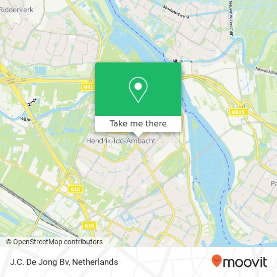 J.C. De Jong Bv map
