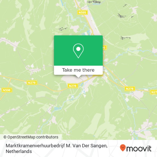 Marktkramenverhuurbedrijf M. Van Der Sangen map