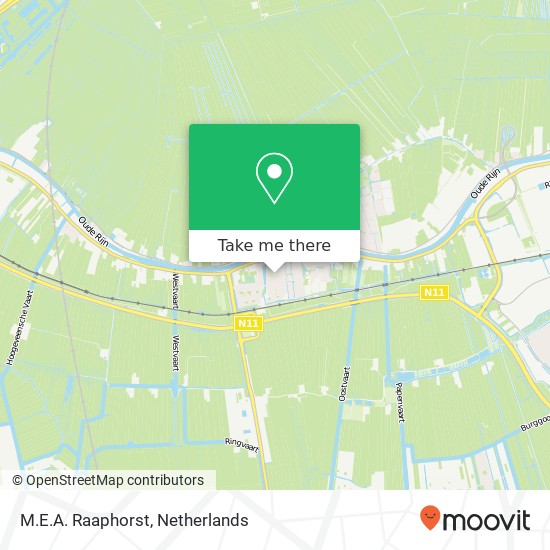 M.E.A. Raaphorst map