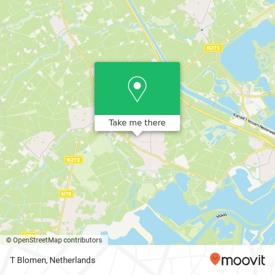 T Blomen map