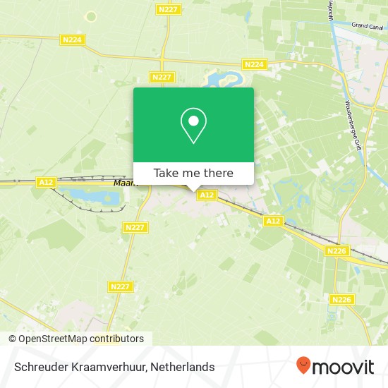 Schreuder Kraamverhuur Karte