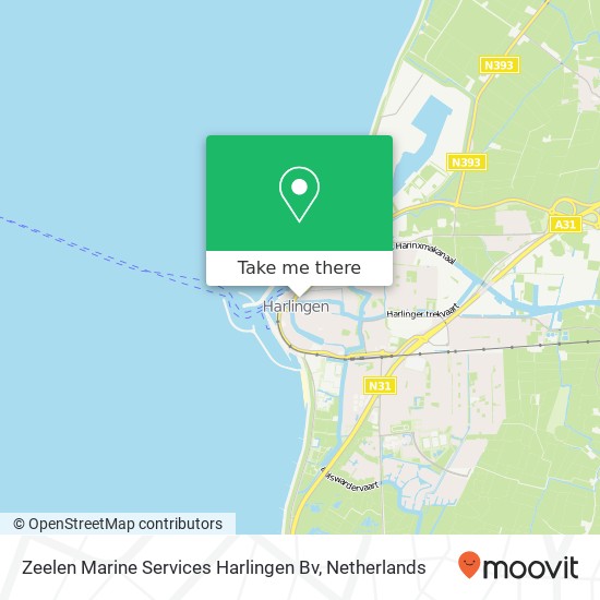 Zeelen Marine Services Harlingen Bv map