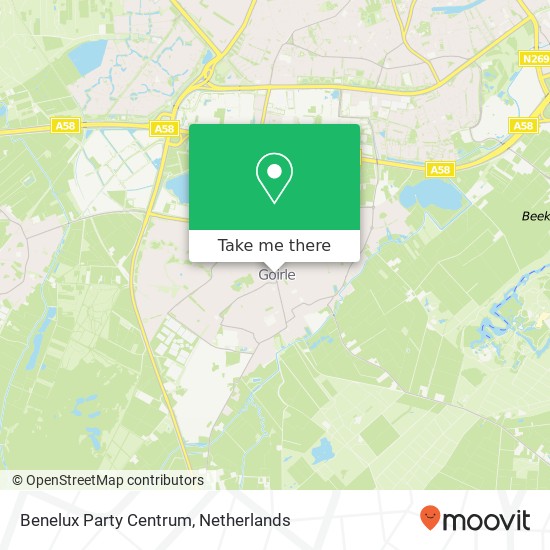 Benelux Party Centrum Karte