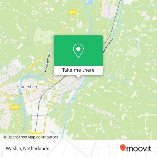 Waslijn map