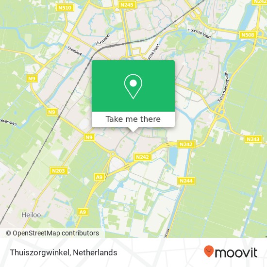 Thuiszorgwinkel map