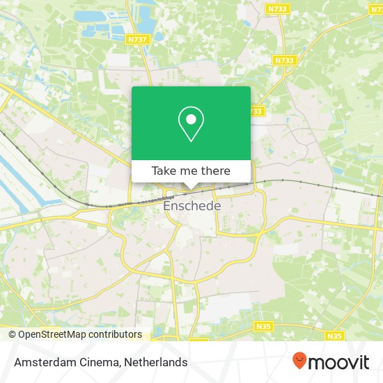Amsterdam Cinema map