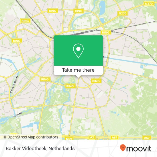 Bakker Videotheek map