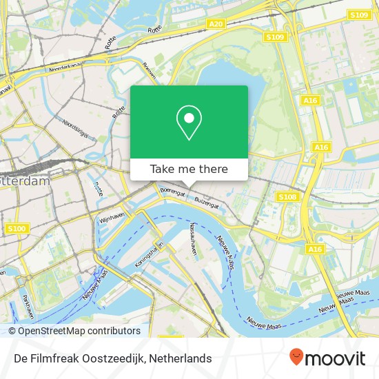 De Filmfreak Oostzeedijk map