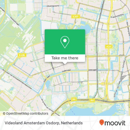 Videoland Amsterdam Osdorp map