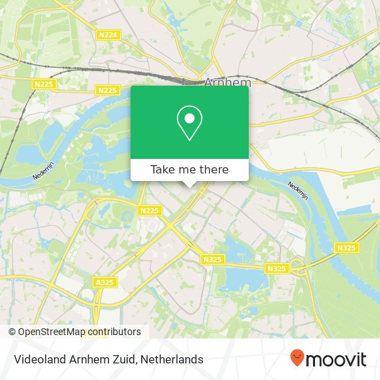 Videoland Arnhem Zuid Karte