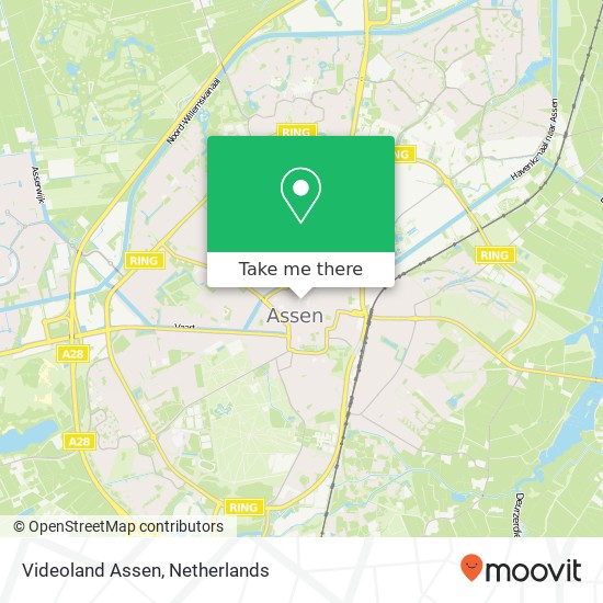 Videoland Assen map