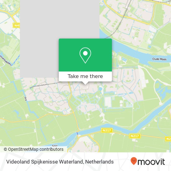 Videoland Spijkenisse Waterland map