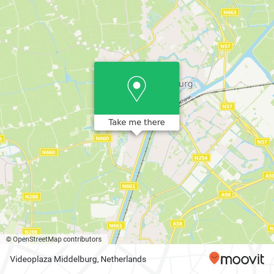 Videoplaza Middelburg Karte