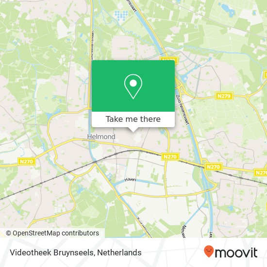 Videotheek Bruynseels map