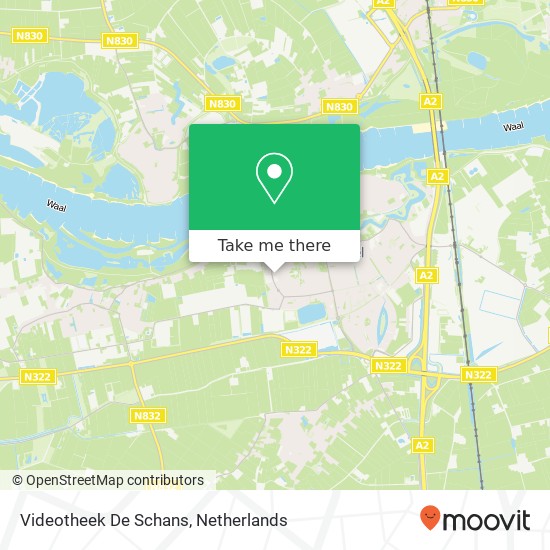 Videotheek De Schans map