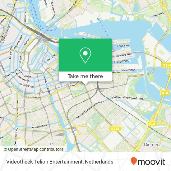 Videotheek Telion Entertainment map