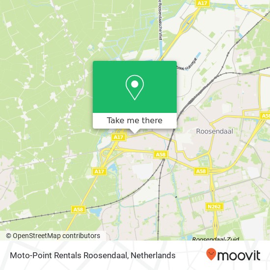 Moto-Point Rentals Roosendaal map